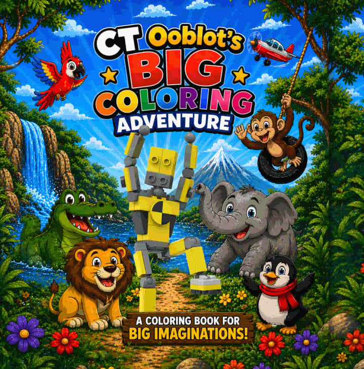 CT Ooblot’s Big Coloring Adventure -  Ages 4 and up